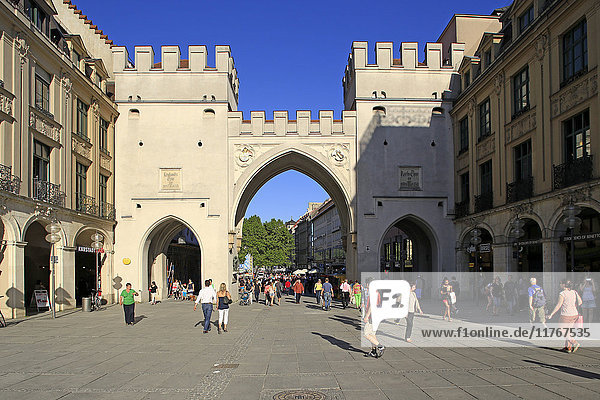 Karlstor City Gate  Munich  Upper Bavaria  Bavaria  Germany  Europe