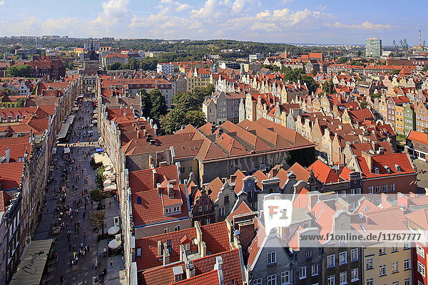 Altstadt von Danzig  Danzig  Pommern  Polen  Europa