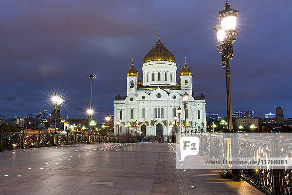 Die Christ-Erlöser-Kathedrale  Moskau  Russland  Europa