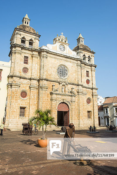 Kirche von San Pedro  UNESCO-Weltkulturerbe  Cartagena  Kolumbien  Südamerika