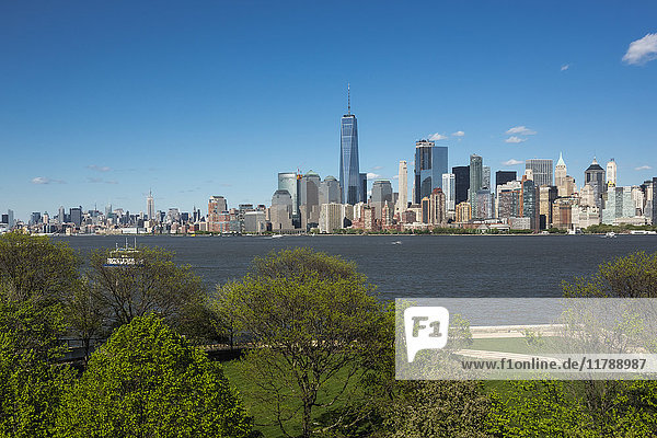 USA  New York City  Manhattan  Panoramablick