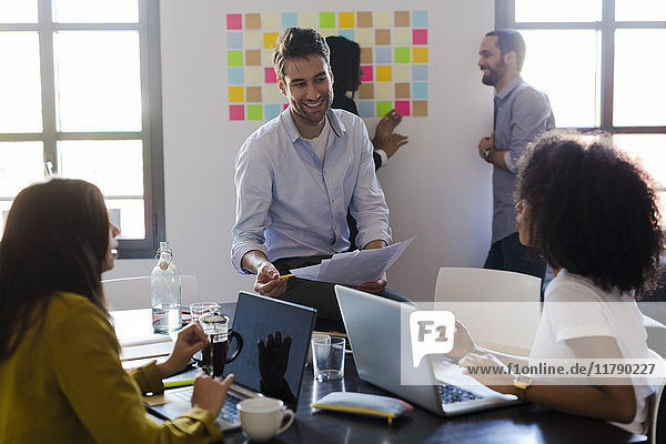 Business people having a meeting in office