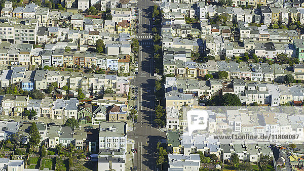 Luftaufnahme einer Stadtlandschaft  San Francisco  Kalifornien  Vereinigte Staaten