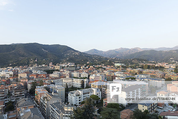 Blick auf das Stadtbild  Sestri Levante  Ligurien  Italien