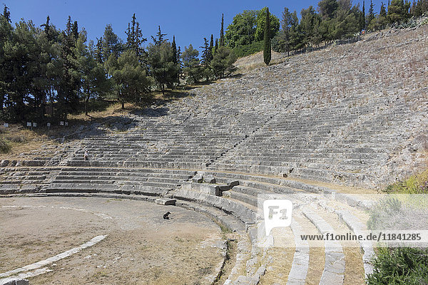 Antikes Theater  Argos  Peloponnes  Griechenland  Europa