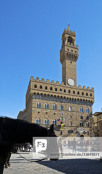 Palazzo Vecchio  Florenz  UNESCO-Weltkulturerbe  Toskana  Florenz  Italien  Europa