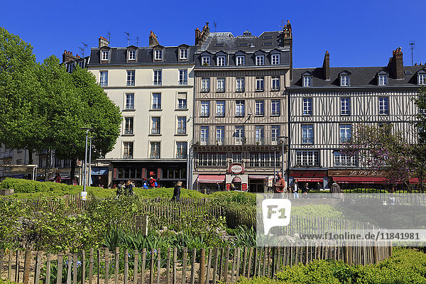Place du Vieux Marche  Altstadt  Rouen  Normandie  Frankreich  Europa