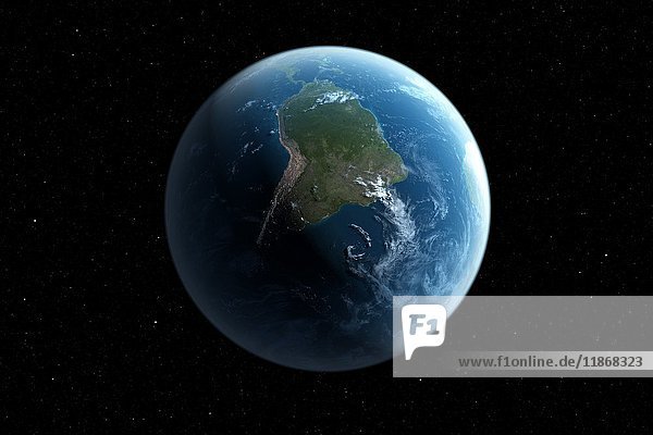 Planet Erde  Illustration