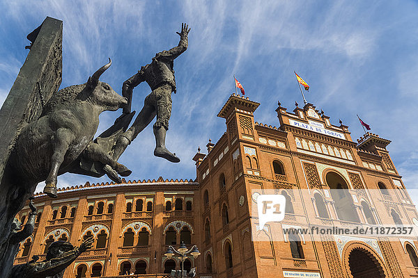 'The most famous bullring in the whole country called Las Ventas; Madrid Spain'