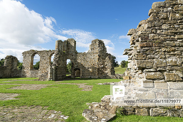 'Easby Abbey ruins; Richmond  Yorkshire  England'