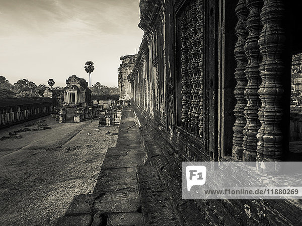 Buddhistischer Tempel  Angkor Wat; Krong Siem Reap  Provinz Siem Reap  Kambodscha'.