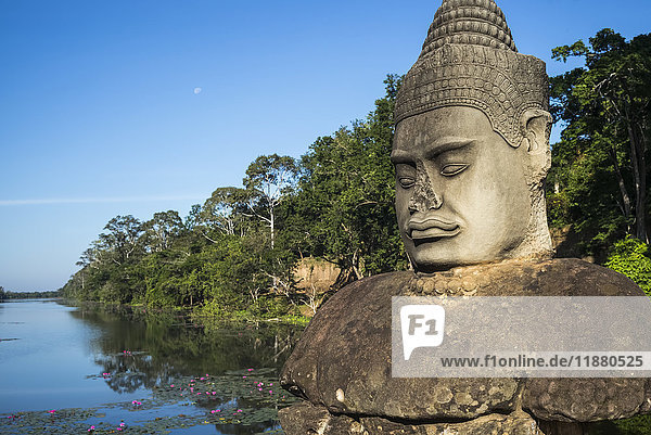 'South Gate  Angkor Thom; Krong Siem Reap  Siem Reap Province  Cambodia'