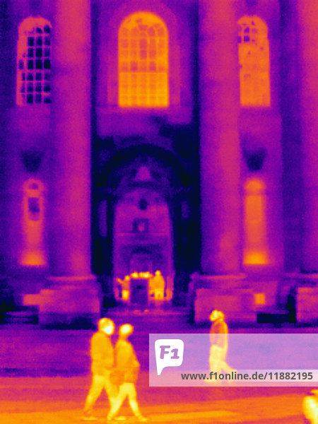 Wärmebild der Bodleian Bibliothek  Oxford  England  UK