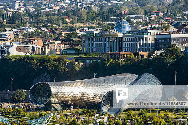 'Tbilisi tubular concert hall building; Tbilisi  Georgia'