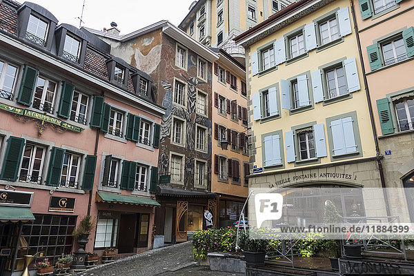 Altstadt von Lausanne; Lausanne  Schweiz'.