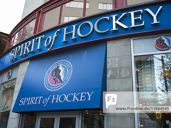 Einzelhandelsgeschäft Spirit of Hockey   Hockey Hall of Fame; Toronto  Ontario  Kanada