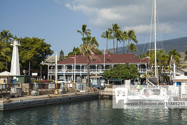 Pioneer Inn  Lahaina Harbor; Lahaina  Maui  Hawaii  Vereinigte Staaten von Amerika'.