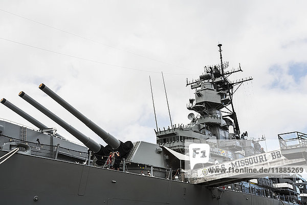 'USS Missouri (BB-63)  Pearl Harbor; Oahu  Hawaii  United States of America'