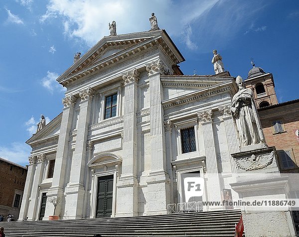Kathedrale Urbino Region Marken Italien Europa