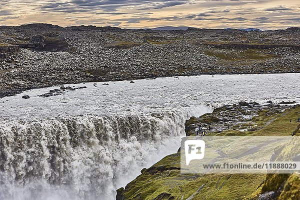 Wasserfall Dettifoss  Vidhirholl  Norðurland Eystra  Insel