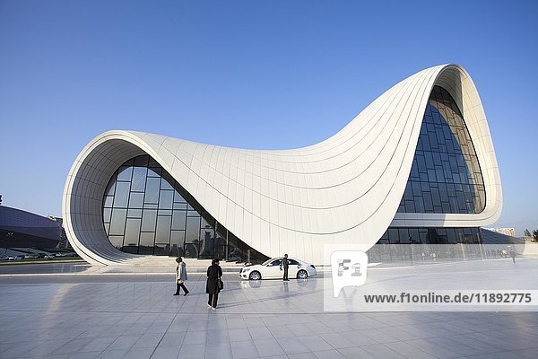 Das Heydar-Aliyev-Museum von Zaha Hadid  Baku  Aserbaidschan  Asien