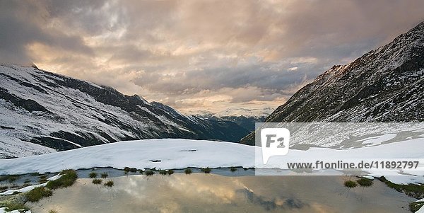 Blick in das Wildgerlostal Zillertal Tirol Österreich Europa
