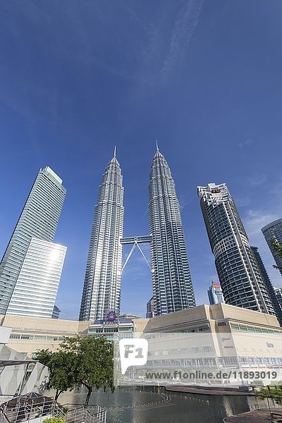 Petronas-Zwillingstürme  Kuala Lumpur  Malaysia  Asien