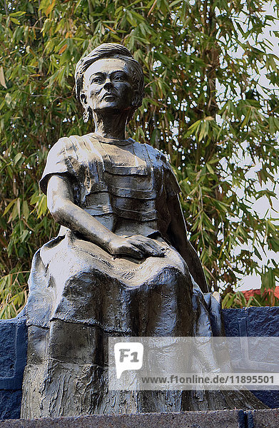 Amerika  Mexiko  Mexiko-Stadt  Stadtteil Coyoacán  Frida-Kahlo-Park  Frida-Kahlo-Statue