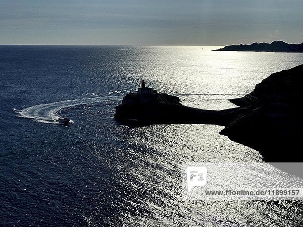 Felsen der Steilküste von Bonifacio  Bonifacio  Korsika  Frankreich  Europa