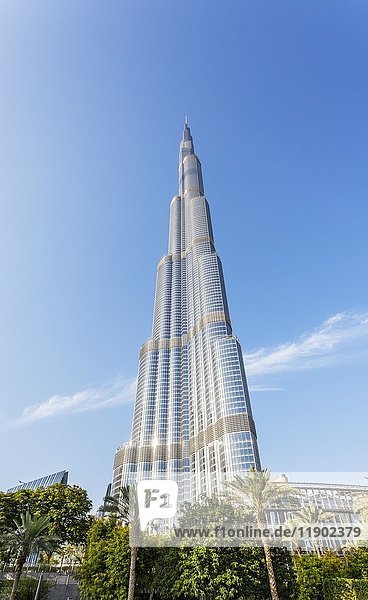 Burj Khalifa See  Burj Khalifa  Wolkenkratzer  Innenstadt  Dubai  Vereinigte Arabische Emirate  Asien