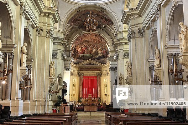 Kathedrale Maria Santissima Assunta  Innenraum  Palermo  Sizilien  Italien  Europa
