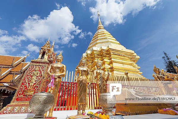 Wat Phra That Doi Suthep temple  Chiang Mai  Thailand.