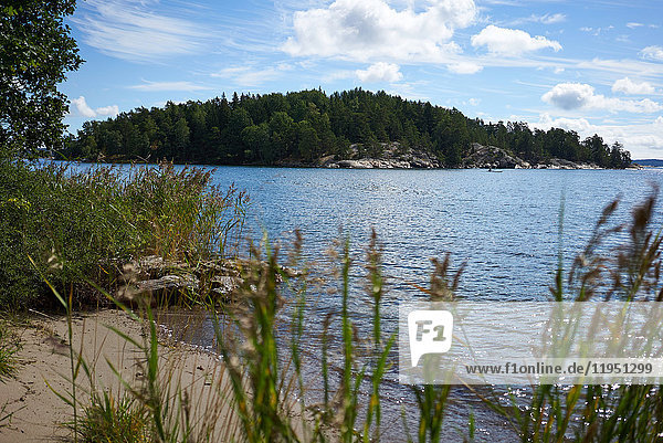 Schweden Insel Grinda kleiner Strand