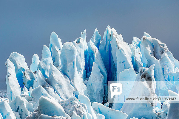 Detail des Perito-Moreno-Gletschers  Los Glaciares-Nationalpark  Patagonien  Chile