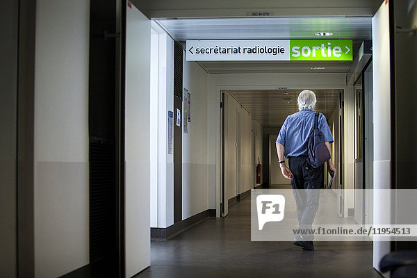 Reportage in einem medizinischen Bildgebungsdienst in einem Krankenhaus in Savoie  Frankreich.