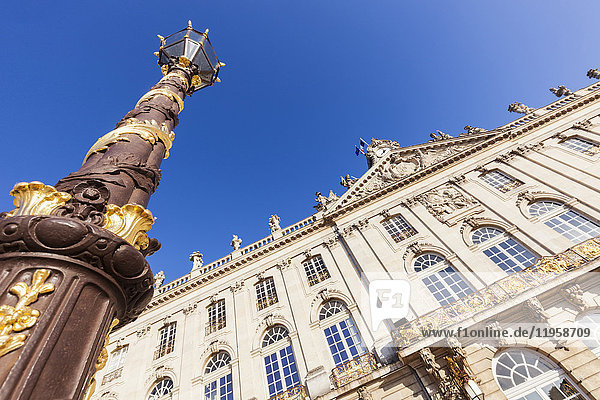 Frankreich  Grand Est  Nancy  Tiefblick auf das Rathaus am Place Stanislas