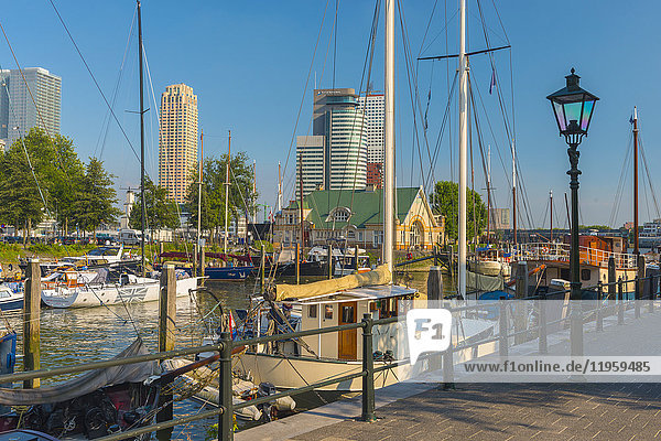 Harbour  Veerhaven  Rotterdam  South Holland  The Netherlands  Europe