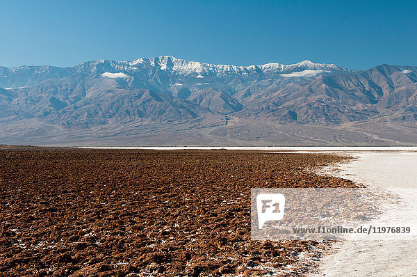 Badwater-Becken  Death Valley  Kalifornien  USA