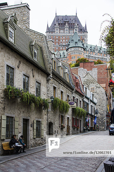 Château Frontenac und Zitadelle von Quebec,  Quebec,  Kanada