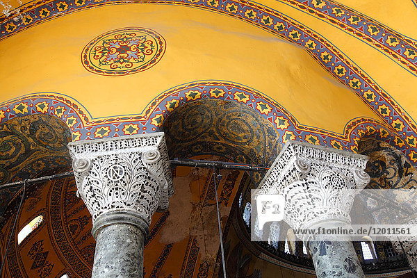 Türkei  Istanbul  Gemeinde Fatih  Bezirk Sultanahmet  Basilika Sainte Sophie (Aya Sofya-Museum) (Unesco-Welterbe)  Obere Galerie