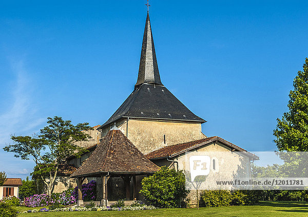Frankreich  Landes  Kirche Saint-Paul-en-Born (Jakobsweg)