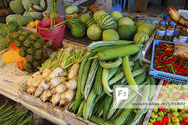Malediven  Male  Markt  Gemüse  Früchte