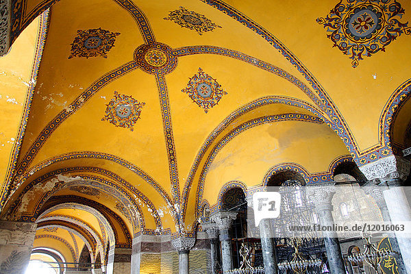 Türkei  Istanbul  Stadtbezirk Fatih  Bezirk Sultanahmet  Sainte-Sophie-Basilika (Aya Sofya-Museum)  obere Galerie
