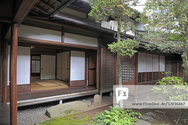 Japan  Hida  Takayama  Kusakabe Heritage House  interior  garden