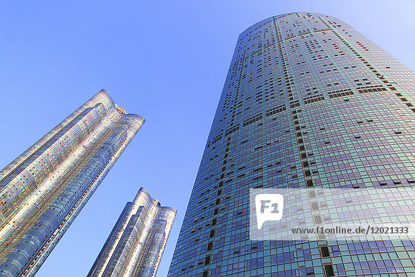 South Korea Busan. Marina City.