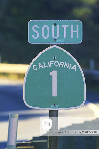 Usa  Kalifornien  California State Route 1 (SR1) Pacific coast Highway