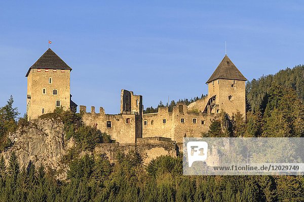 Ruined castle Gallenstein  St. Gallen  Styria  Austria  Europe