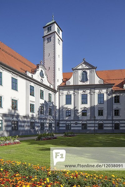 Fürstbischöfliche Residenz  Altstadt  Augsburg  Schwaben  Bayern  Deutschland  Europa