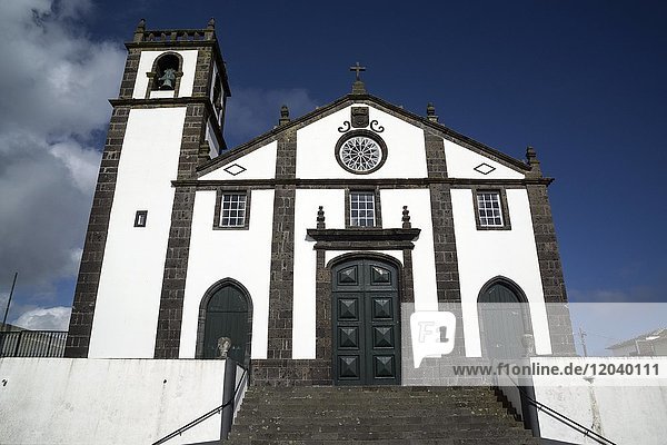 Church in Relva  Island of Sao Miguel  Azores  Portugal  Europe