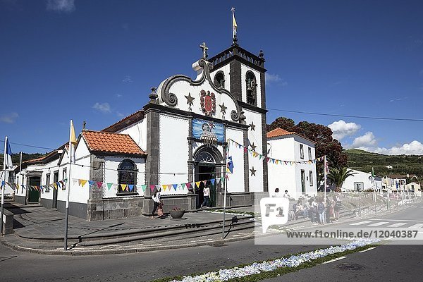 Kirche in Ginetes Insel Sao Migeul Azoren Portugal Europa